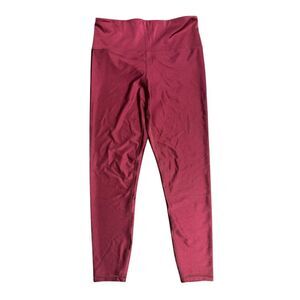 Athleta Women's 1X Red High Rise Elation Shine Leggings Yoga Running